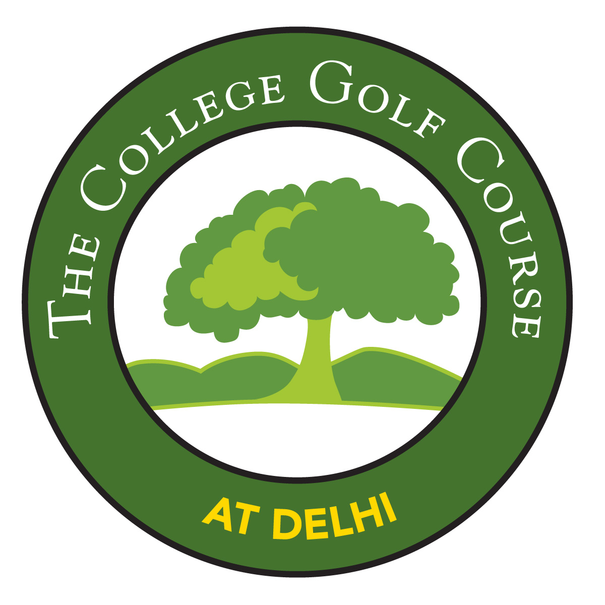 The College Golf Course at Delhi logo
